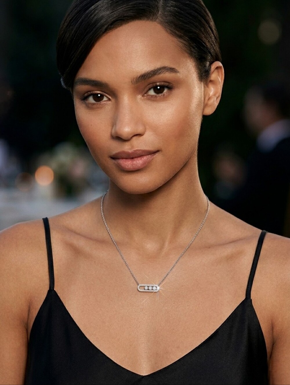 Fashion designer necklace stainless steel